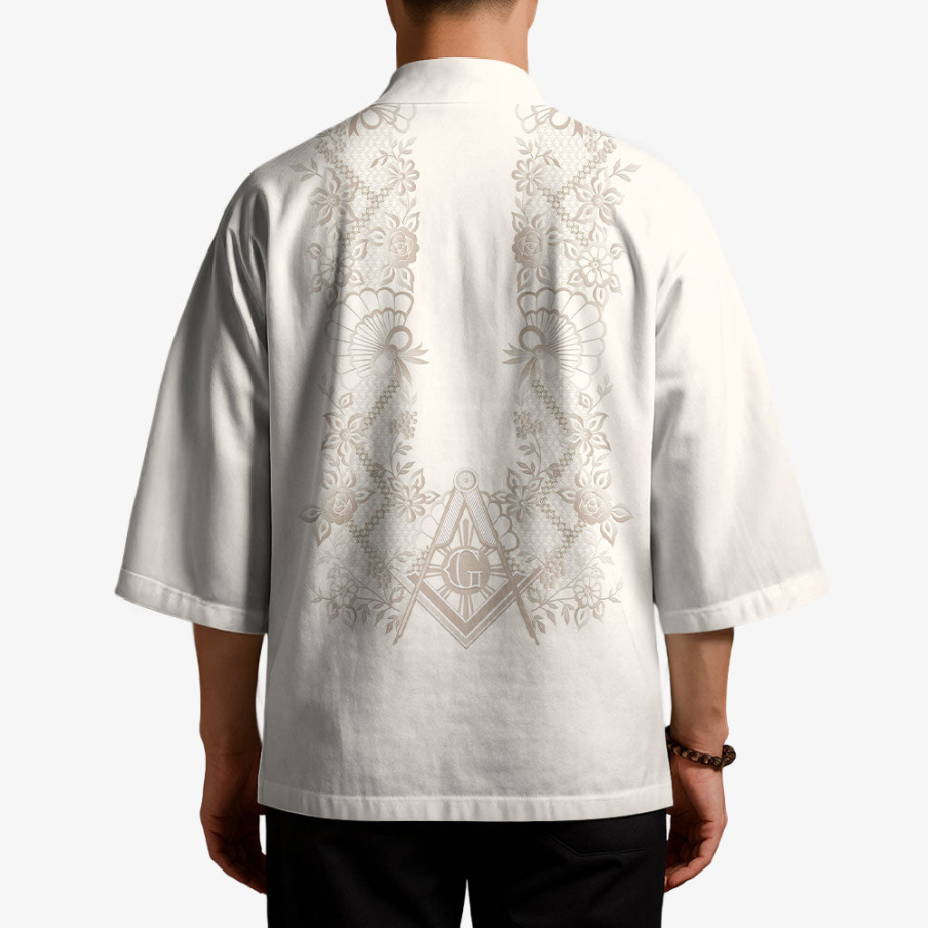 Personalised Filipino Freemasonry Kimono Masonic Barong Tagalog Inspired Black LT14 - Polynesian Pride