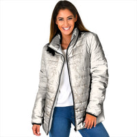 Personalised Filipino Freemasonry Padded Jacket Masonic Barong Tagalog Inspired Black LT14 Women Black - Polynesian Pride