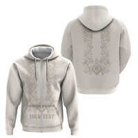 Personalised Filipino Freemasonry Zip Hoodie Masonic Barong Tagalog Inspired Black LT14 - Polynesian Pride