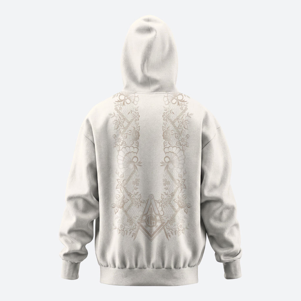Personalised Filipino Freemasonry Zip Hoodie Masonic Barong Tagalog Inspired Black LT14 - Polynesian Pride