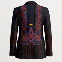 Personalised Philippines Barong Tagalog Freemasonry Blazer Filipino Masonic Polynesian Pattern LT14 - Polynesian Pride