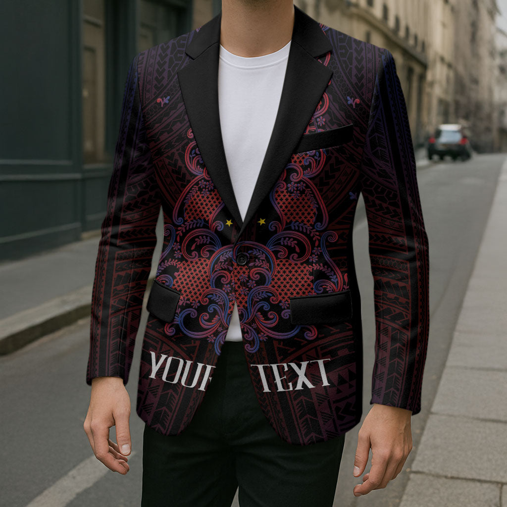 Personalised Philippines Barong Tagalog Freemasonry Blazer Filipino Masonic Polynesian Pattern LT14 - Polynesian Pride