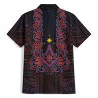 Personalised Philippines Barong Tagalog Freemasonry Hawaiian Shirt Filipino Masonic Polynesian Pattern LT14 - Polynesian Pride