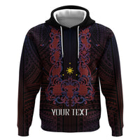 Personalised Philippines Barong Tagalog Freemasonry Hoodie Filipino Masonic Polynesian Pattern LT14 Pullover Hoodie Black - Polynesian Pride