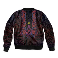 Personalised Philippines Barong Tagalog Freemasonry Sleeve Zip Bomber Jacket Filipino Masonic Polynesian Pattern LT14 - Polynesian Pride