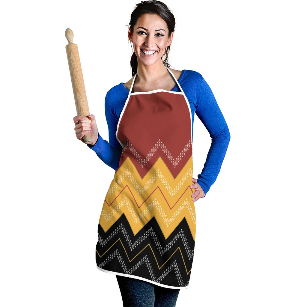 Kaokao Maori Tukutuku Inspired New Zealand Apron LT14 - Polynesian Pride