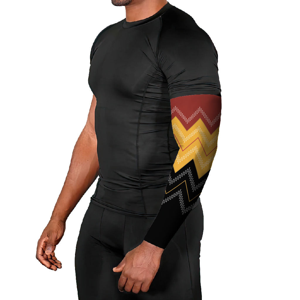 Kaokao Maori Tukutuku Inspired New Zealand Arm Sleeves LT14 - Polynesian Pride