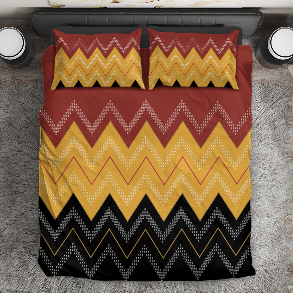 Kaokao Maori Tukutuku Inspired New Zealand Bedding Set LT14 Multicolor - Polynesian Pride