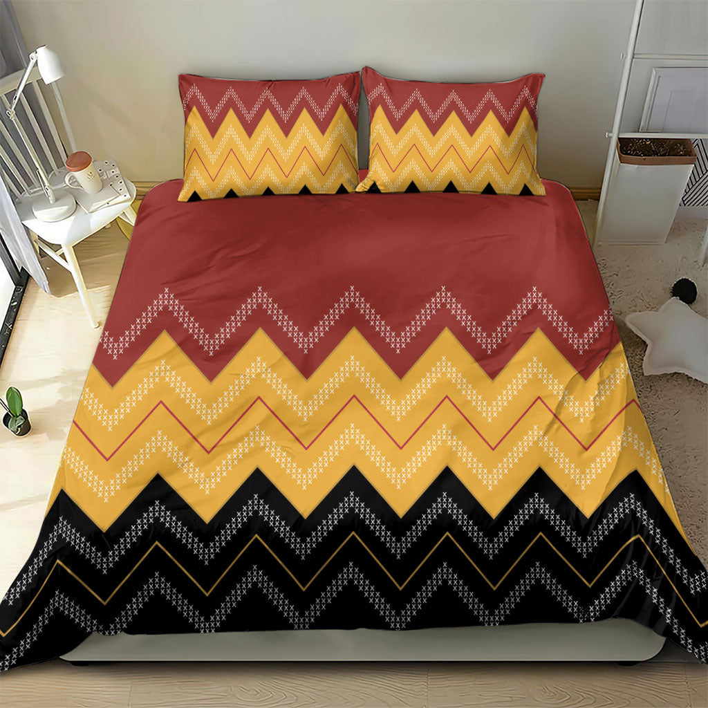 Kaokao Maori Tukutuku Inspired New Zealand Bedding Set LT14 - Polynesian Pride