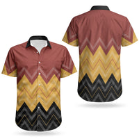 Kaokao Maori Tukutuku Inspired New Zealand Couples Matching Puletasi and Hawaiian Shirt LT14 - Polynesian Pride