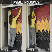 Kaokao Maori Tukutuku Inspired New Zealand Door Cover LT14 - Polynesian Pride