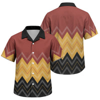 Kaokao Maori Tukutuku Inspired New Zealand Family Matching Summer Maxi Dress and Hawaiian Shirt LT14 Son's Shirt Multicolor - Polynesian Pride