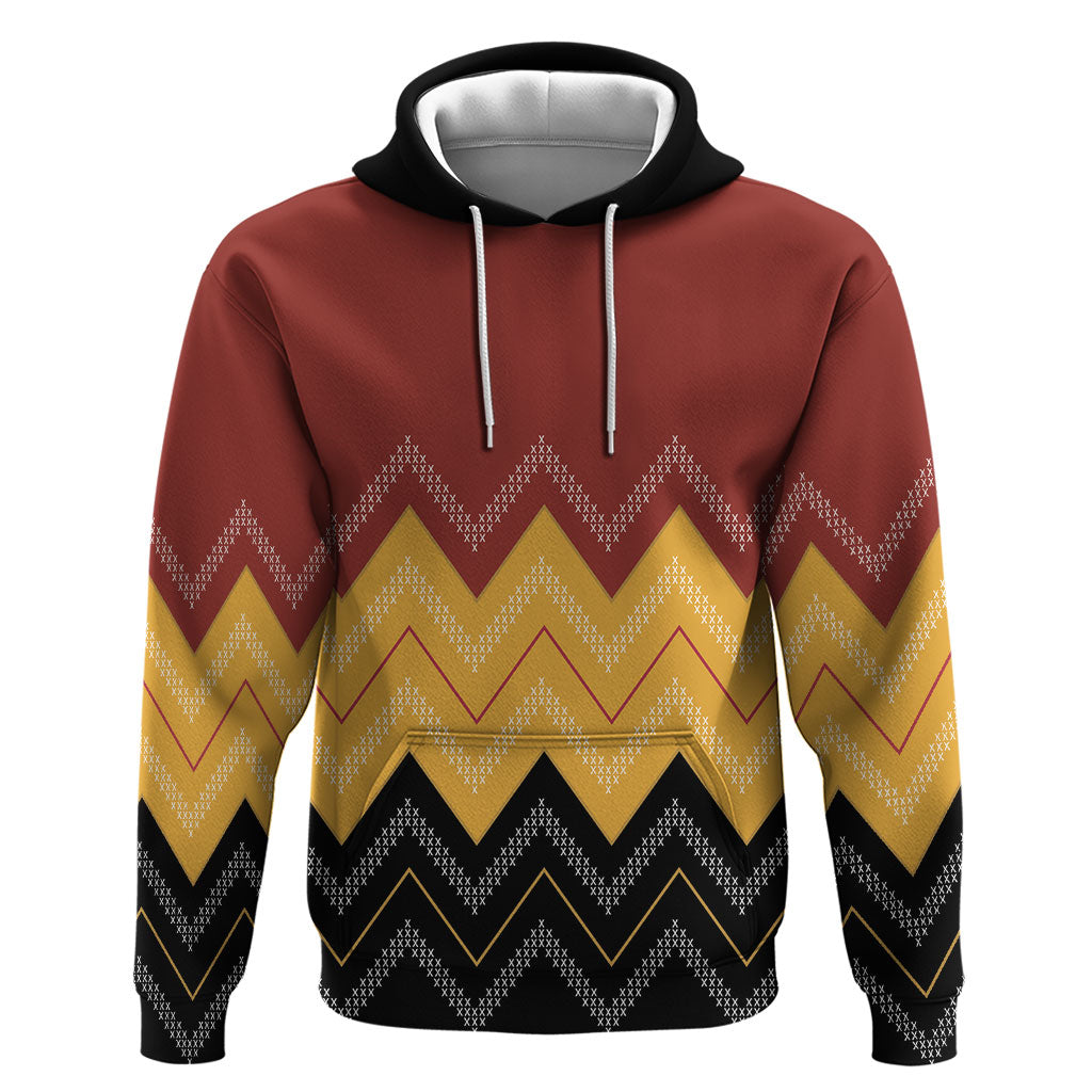 Kaokao Maori Tukutuku Inspired New Zealand Hoodie LT14 Pullover Hoodie Multicolor - Polynesian Pride