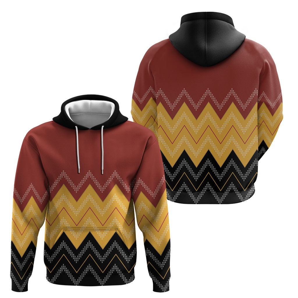 Kaokao Maori Tukutuku Inspired New Zealand Hoodie LT14 - Polynesian Pride