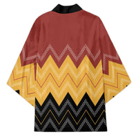 Kaokao Maori Tukutuku Inspired New Zealand Kimono LT14 - Polynesian Pride