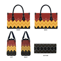 Kaokao Maori Tukutuku Inspired New Zealand Leather Bag LT14 - Polynesian Pride
