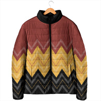Kaokao Maori Tukutuku Inspired New Zealand Padded Jacket LT14 - Polynesian Pride