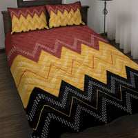 Kaokao Maori Tukutuku Inspired New Zealand Quilt Bed Set LT14 Multicolor - Polynesian Pride