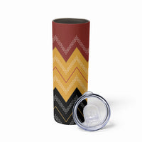 Kaokao Maori Tukutuku Inspired New Zealand Skinny Tumbler LT14 - Polynesian Pride