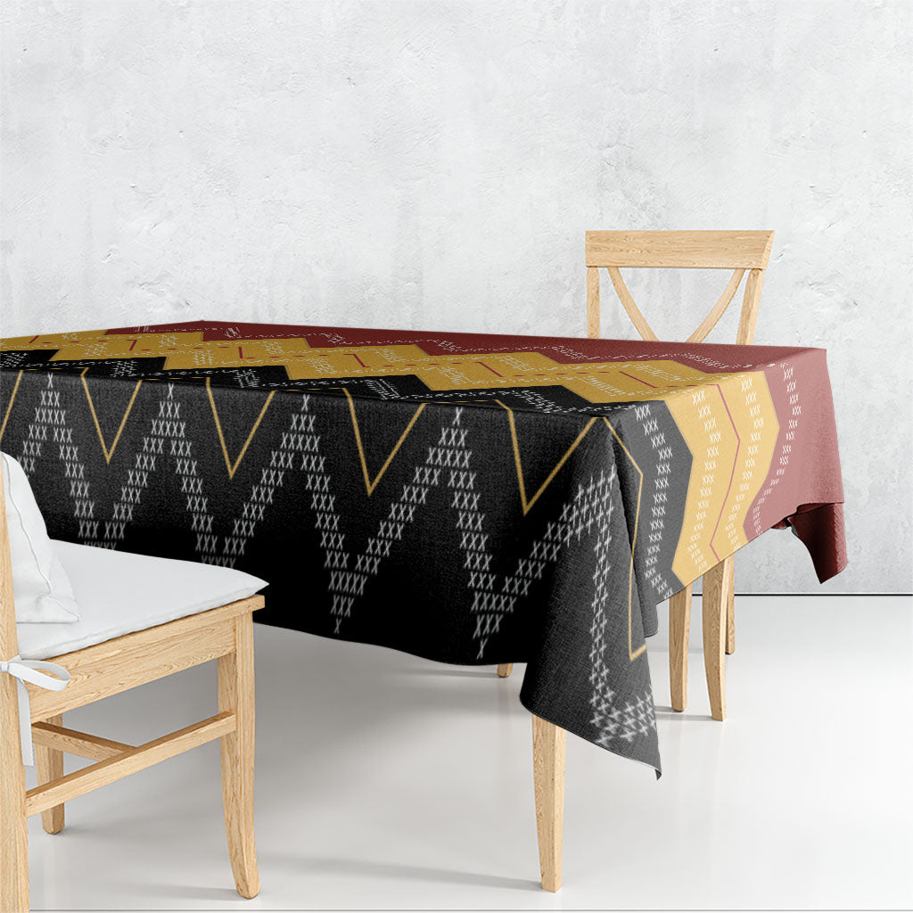 Kaokao Maori Tukutuku Inspired New Zealand Tablecloth LT14 - Polynesian Pride