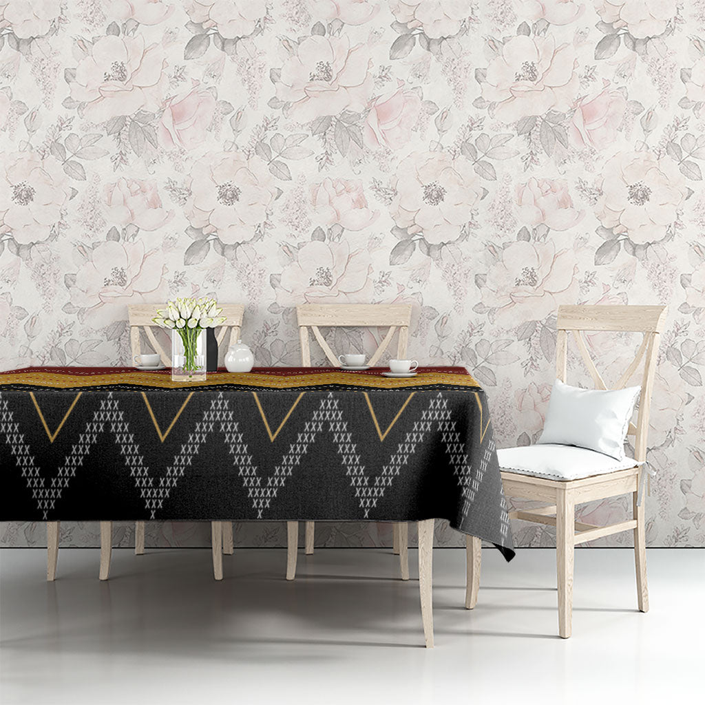 Kaokao Maori Tukutuku Inspired New Zealand Tablecloth LT14 - Polynesian Pride