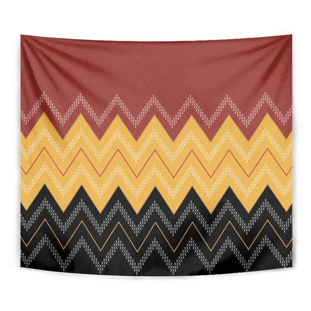 Kaokao Maori Tukutuku Inspired New Zealand Tapestry LT14 - Polynesian Pride