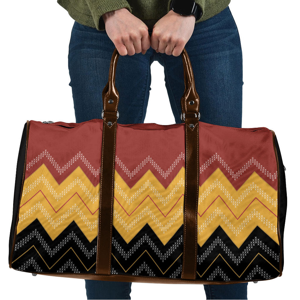 Kaokao Maori Tukutuku Inspired New Zealand Travel Bag LT14 Multicolor - Polynesian Pride