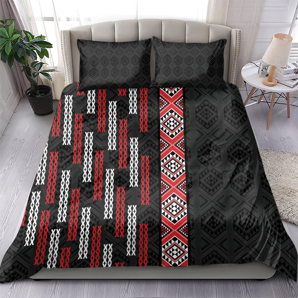 Roimata Toroa Maori Taniko Inspired New Zealand Bedding Set LT14 - Polynesian Pride