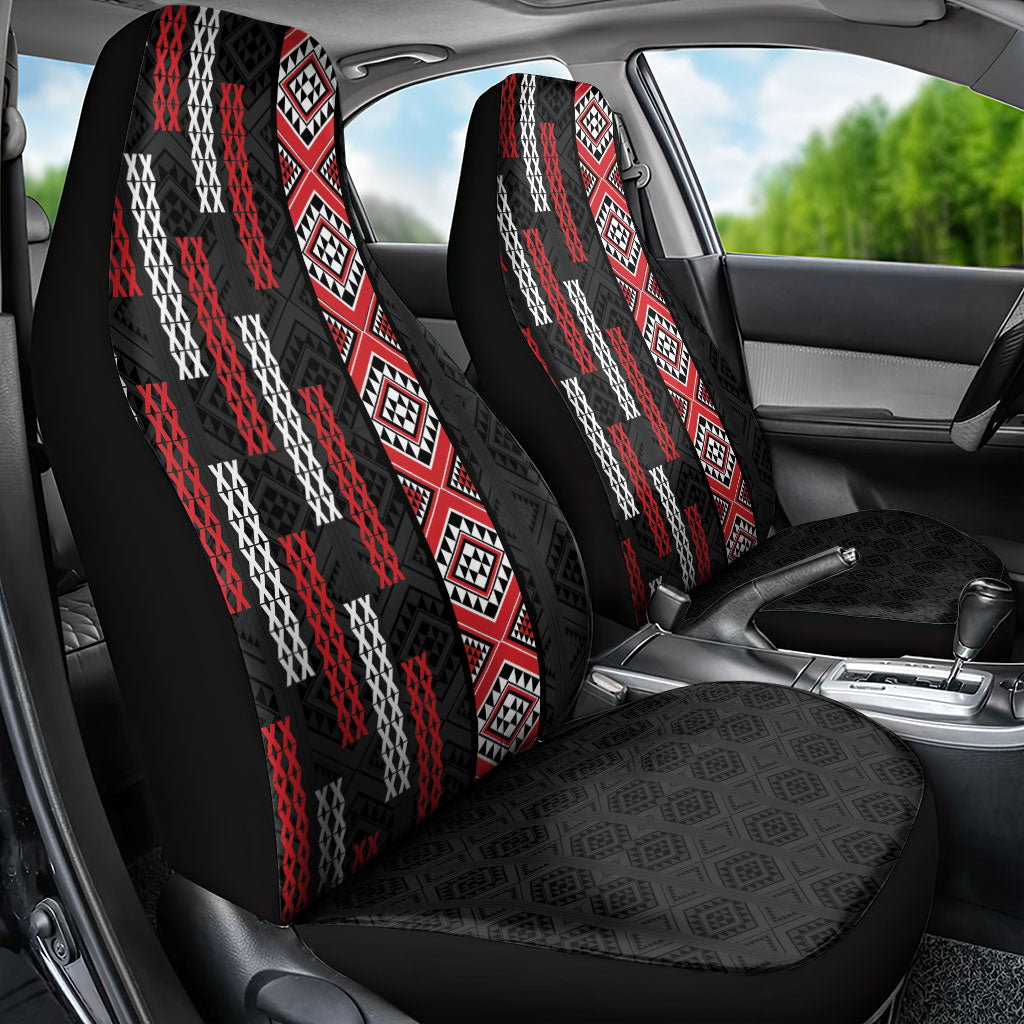 Roimata Toroa Maori Taniko Inspired New Zealand Car Seat Cover LT14 - Polynesian Pride