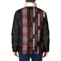 Roimata Toroa Maori Taniko Inspired New Zealand Padded Jacket LT14 - Polynesian Pride