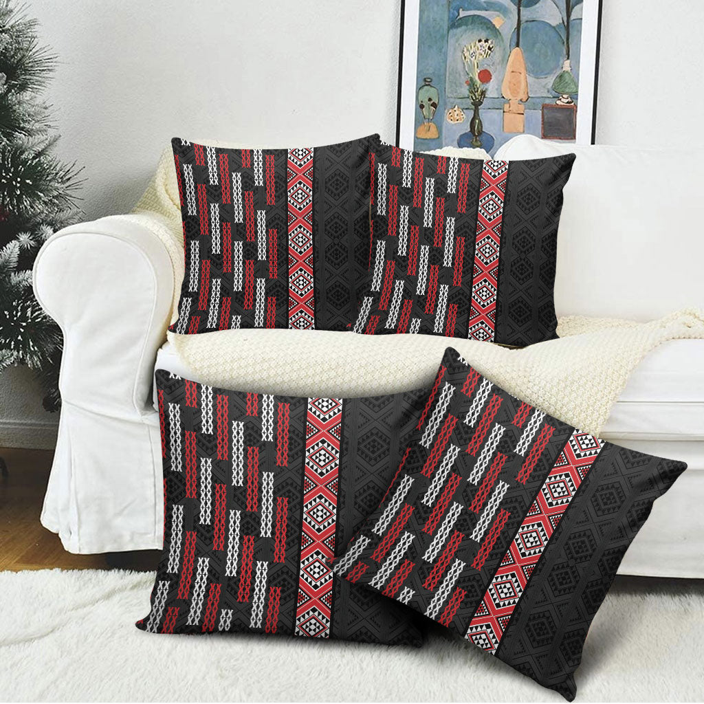 Roimata Toroa Maori Taniko Inspired New Zealand Pillow Cover LT14 - Polynesian Pride