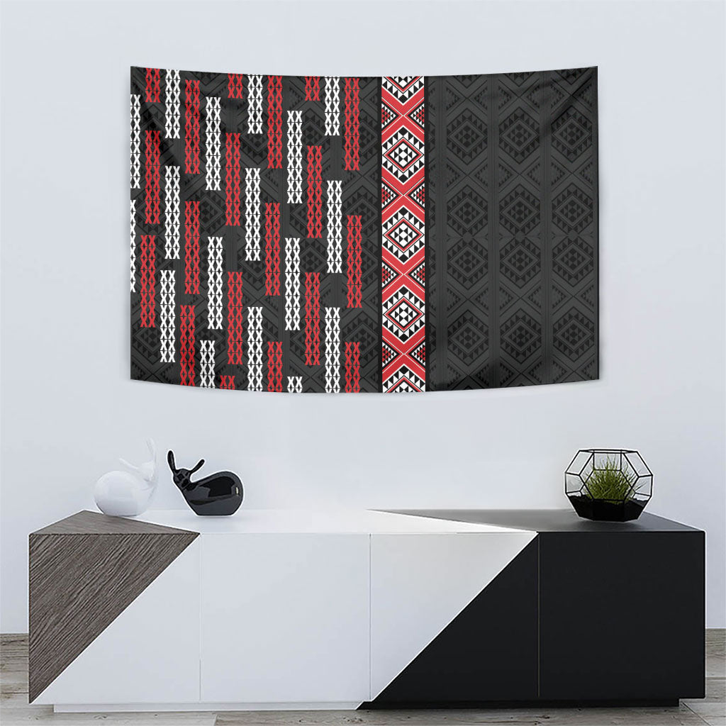 Roimata Toroa Maori Taniko Inspired New Zealand Tapestry LT14 - Polynesian Pride