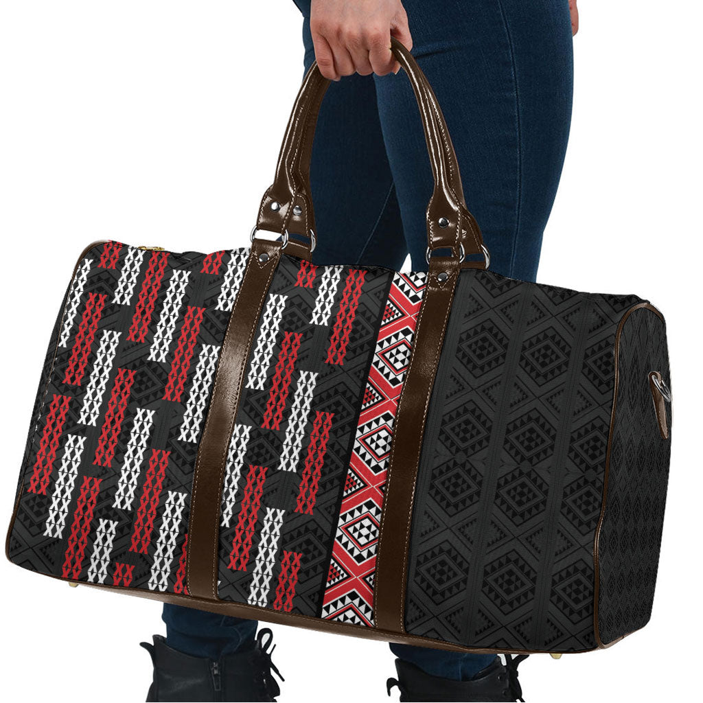 Roimata Toroa Maori Taniko Inspired New Zealand Travel Bag LT14 - Polynesian Pride