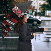 Roimata Toroa Maori Taniko Inspired New Zealand Umbrella LT14 - Polynesian Pride