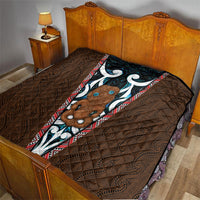 New Zealand Whakairo Quilt Tiki Maori Carving Taniko Motifs LT14 - Polynesian Pride