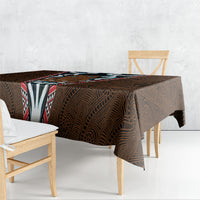 New Zealand Whakairo Tablecloth Tiki Maori Carving Taniko Motifs LT14 - Polynesian Pride