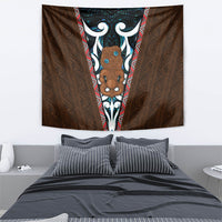 New Zealand Whakairo Tapestry Tiki Maori Carving Taniko Motifs LT14 - Polynesian Pride