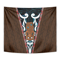 New Zealand Whakairo Tapestry Tiki Maori Carving Taniko Motifs LT14 - Polynesian Pride