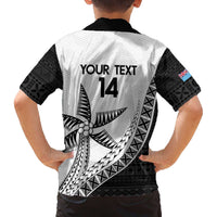 Custom Fiji Rugby Family Matching Off The Shoulder Long Sleeve Dress and Hawaiian Shirt Go Champions Fijian Tapa Cloth