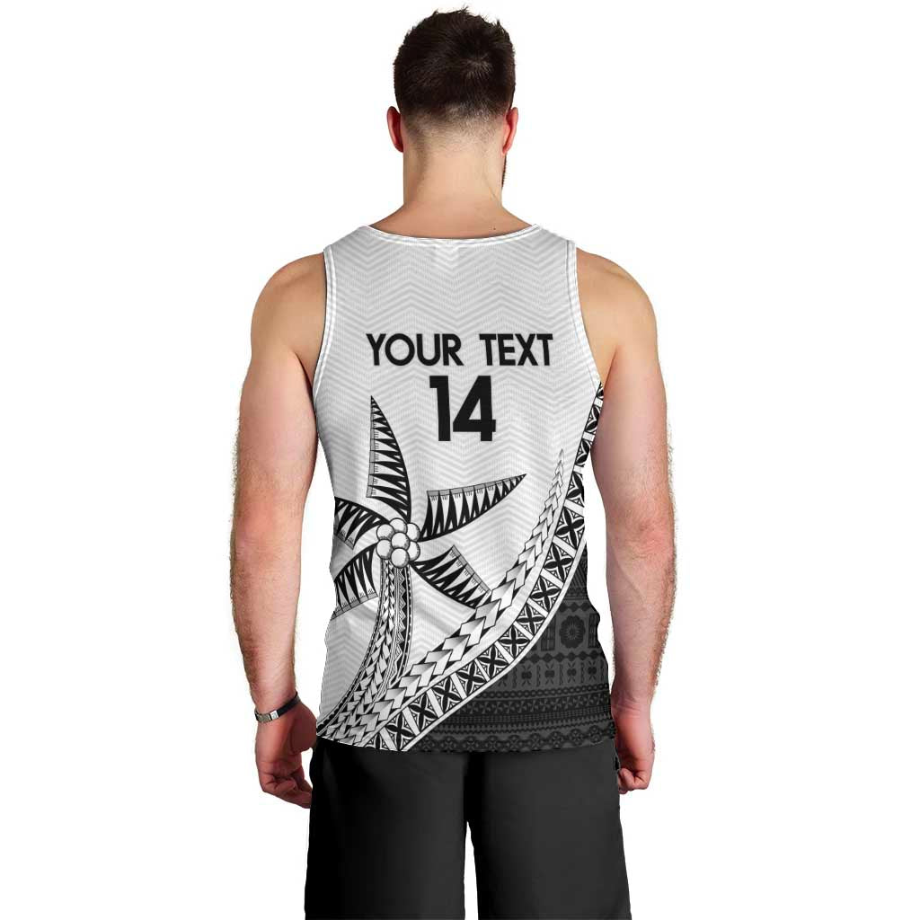 Custom Fiji Rugby Men Tank Top Go Champions Fijian Tapa Cloth
