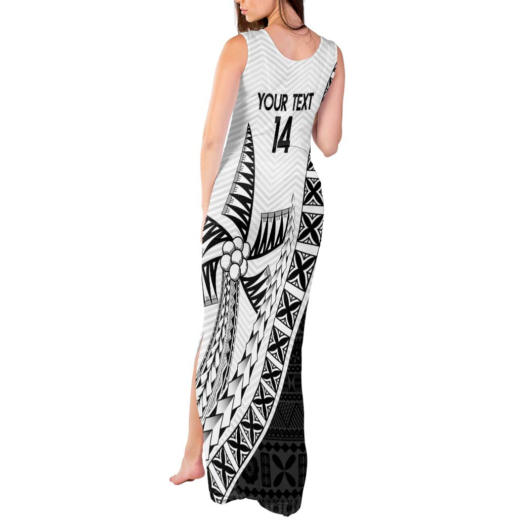 Custom Fiji Rugby Tank Maxi Dress Go Champions Fijian Tapa Cloth