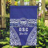 Personalised Queen Salote College Garden Flag Kolisi Fefine 100th Anniversary Kupesi Blue - Polynesian Pride