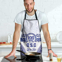 Personalised Queen Salote College Apron Kolisi Fefine 100th Anniversary Kupesi White - Polynesian Pride