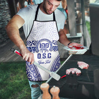 Personalised Queen Salote College Apron Kolisi Fefine 100th Anniversary Kupesi White - Polynesian Pride