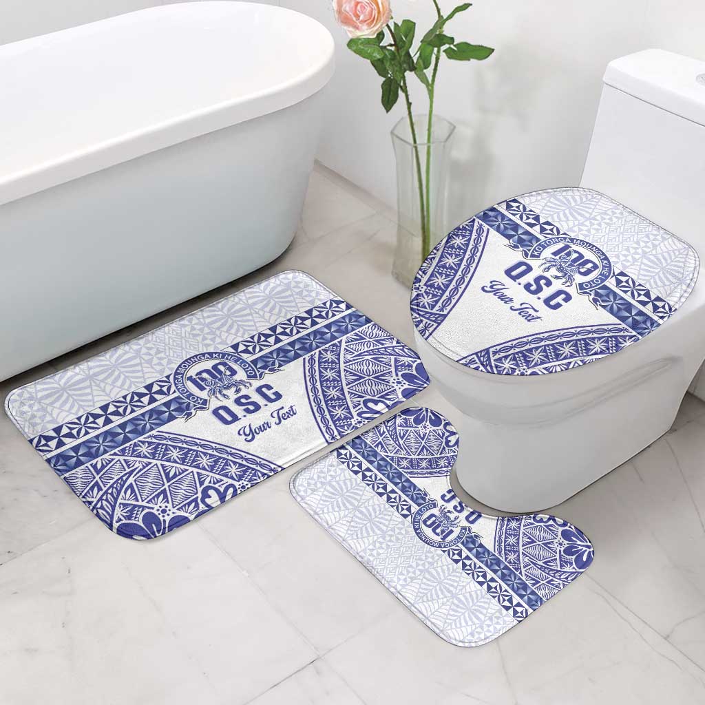 Personalised Queen Salote College Bathroom Set Kolisi Fefine 100th Anniversary Kupesi White - Polynesian Pride