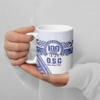 Personalised Queen Salote College Ceramic Mug Kolisi Fefine 100th Anniversary Kupesi White - Polynesian Pride