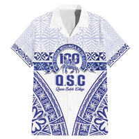 Personalised Queen Salote College Family Matching Mermaid Dress and Hawaiian Shirt Kolisi Fefine 100th Anniversary Kupesi White - Polynesian Pride