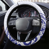Queen Salote College Steering Wheel Cover Kolisi Fefine 100th Anniversary Kupesi White - Polynesian Pride