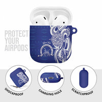 Personalised Queen Salote College AirPods Case QSC Est 1926 Ngatu Pattern - Polynesian Pride