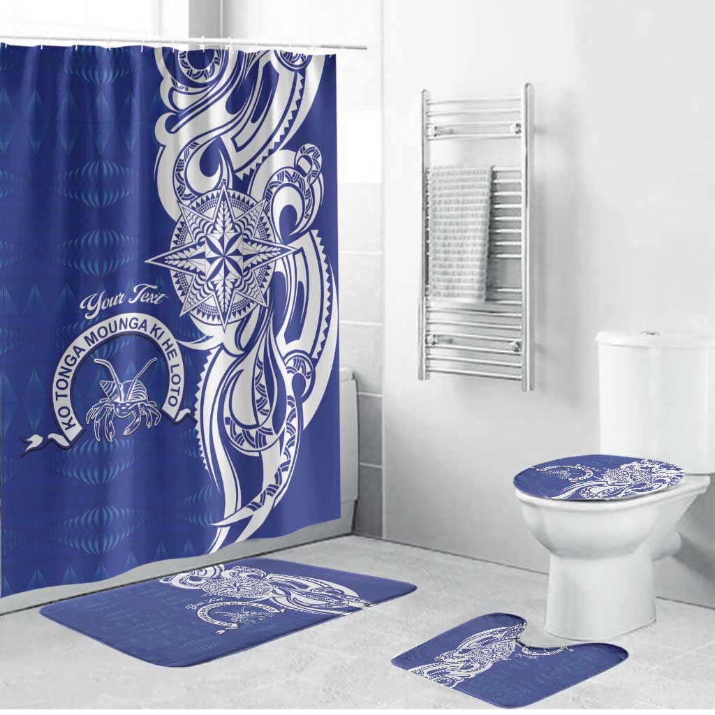 Personalised Queen Salote College Bathroom Set QSC Est 1926 Ngatu Pattern - Polynesian Pride